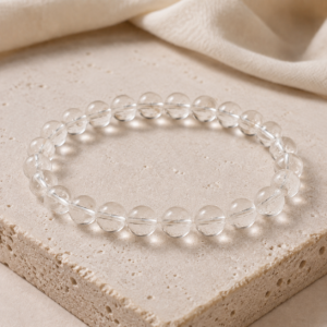 Clear crystal bracelet